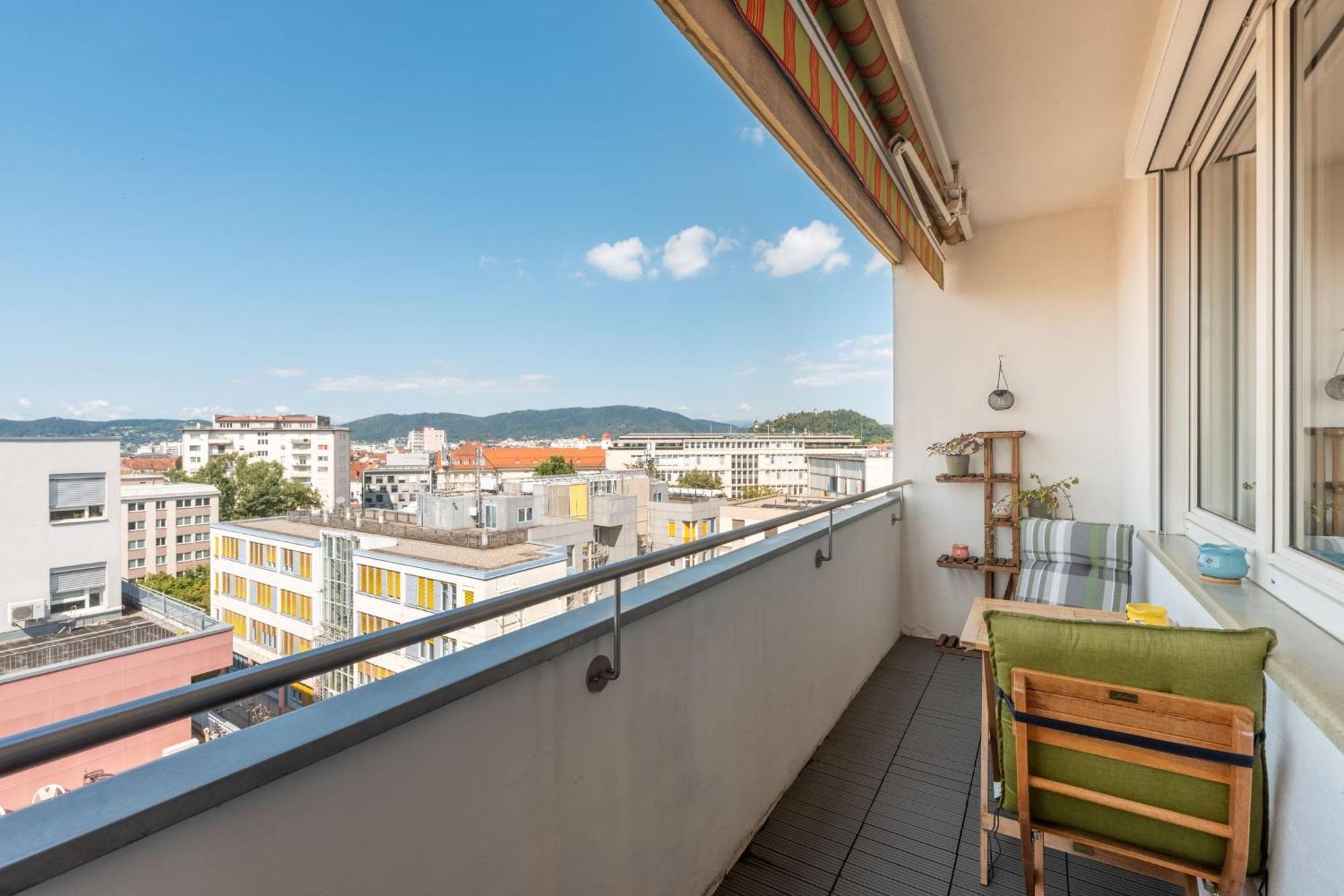 Tamliving Zentrum Luxus Parken Messe Wifi Traumaussicht Sunrise&Sunset Graz Kültér fotó